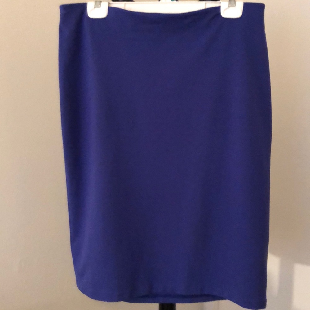 Purple pointe knit skirt